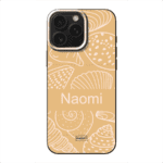 Naam °1 - Coastal Seashells Mix - MagSafe Tough hoesje Personaliseren - Afbeelding 3