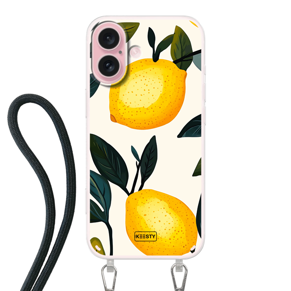 Telefoonhoesje met foto koord citrus 1 4