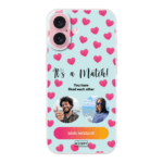 Telefoonhoesje met foto soft its a match 1 4