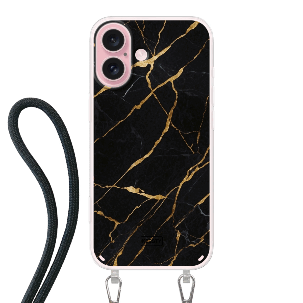 Telefoonhoesje ontwerpen koord marble 2 3