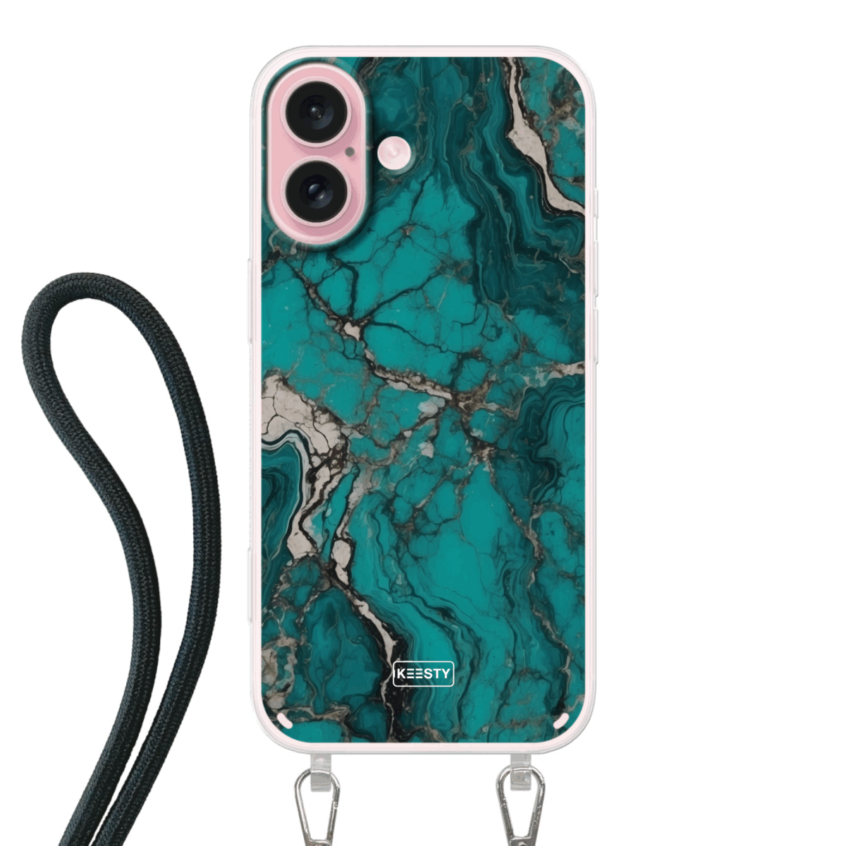Telefoonhoesje ontwerpen koord marble 3 1