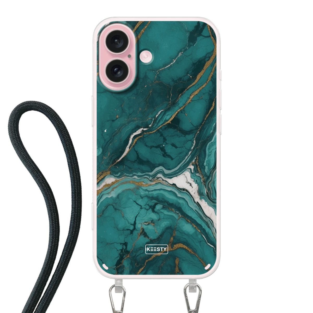 Telefoonhoesje ontwerpen koord marble 3 3