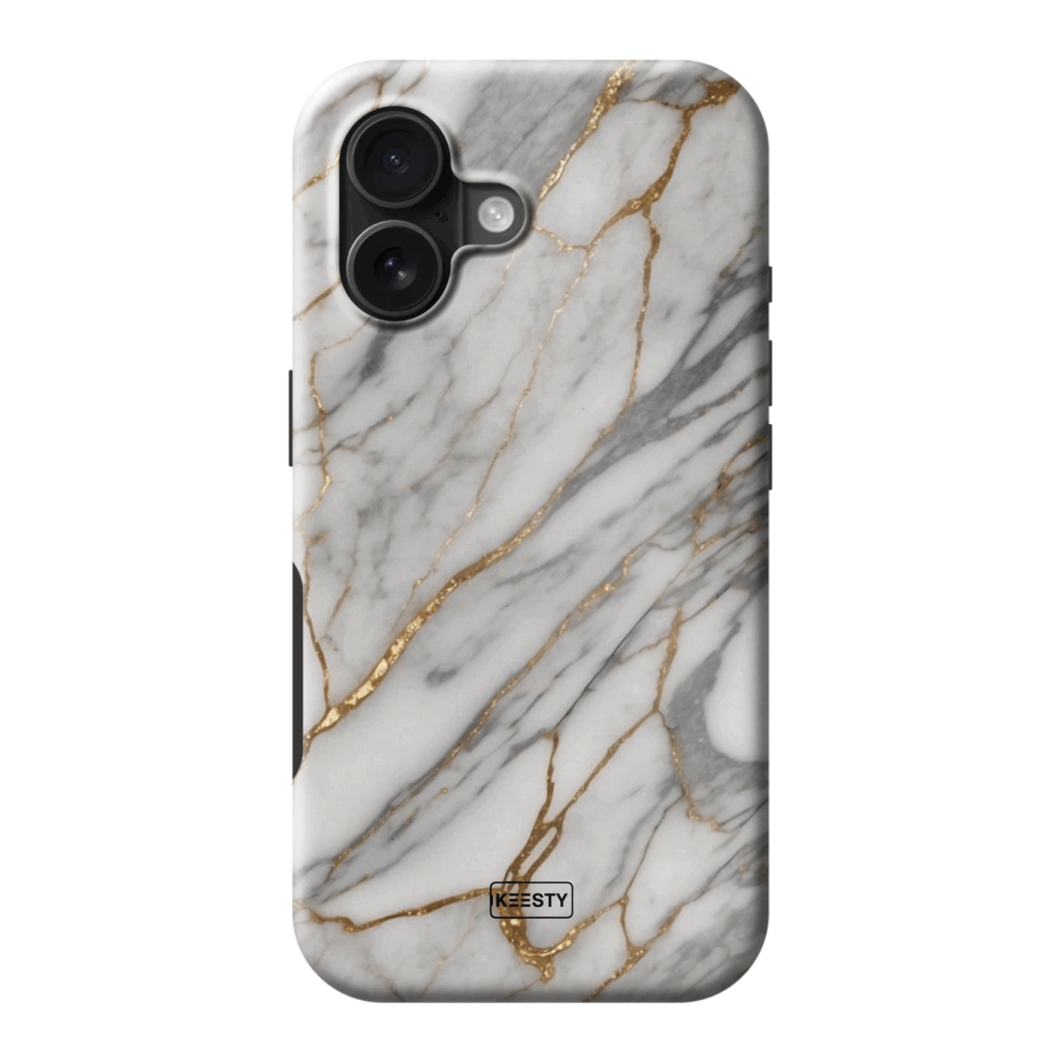 Telefoonhoesje ontwerpen met magsafe tough marble gold 2
