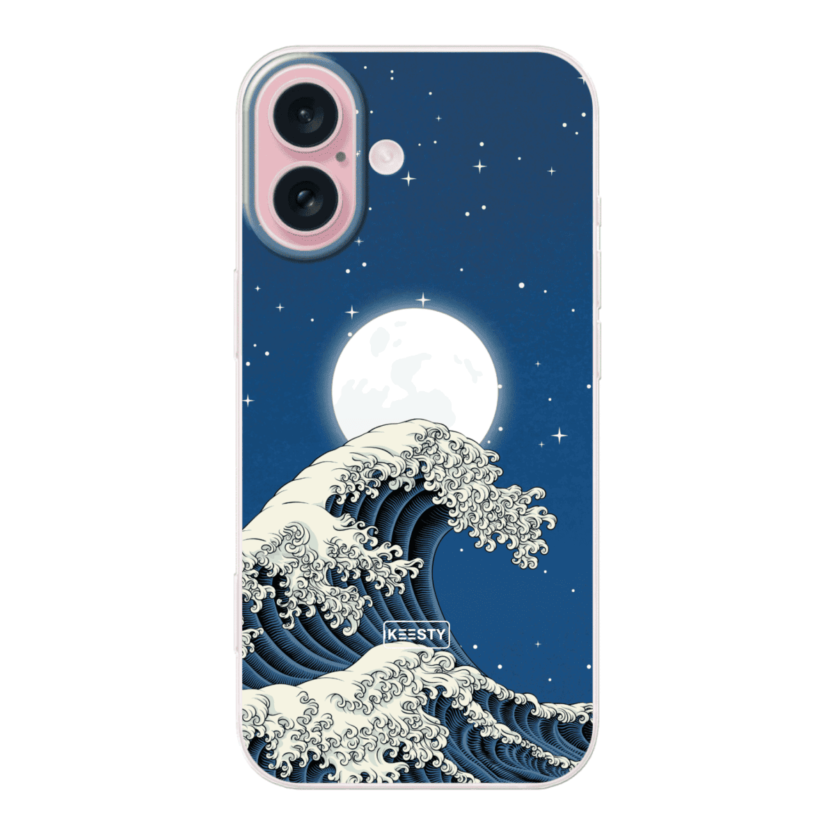 Telefoonhoesje maken japanese waves soft iPhone 16 1