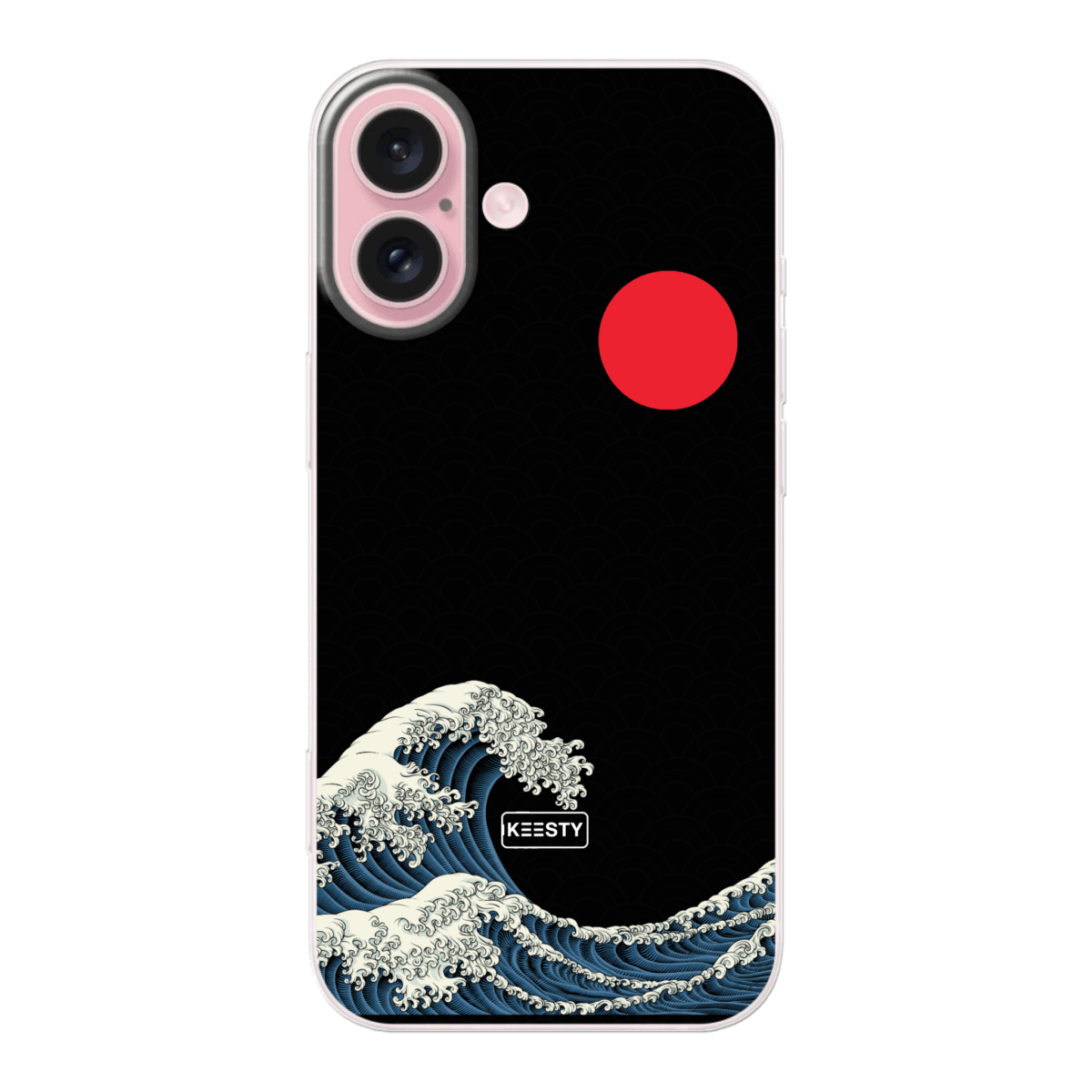 Telefoonhoesje maken japanese waves soft iPhone 16 2