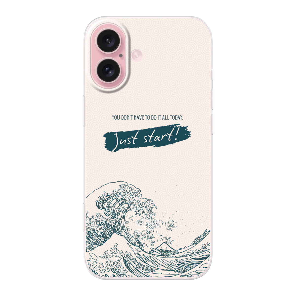 Telefoonhoesje maken japanese waves soft iPhone 16 3