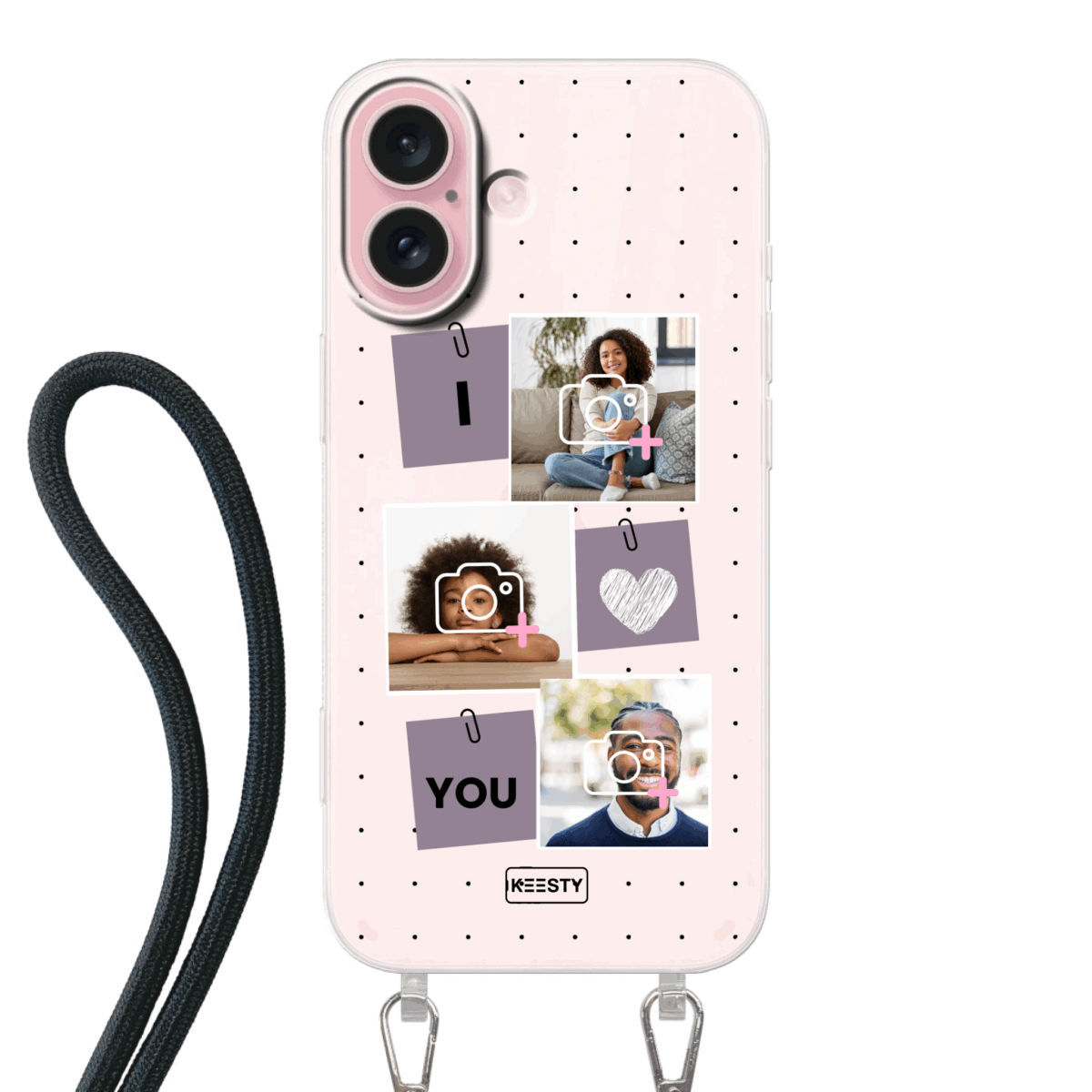 Telefoonhoesje ontwerpen Foto 4 koord iPhone 16 4