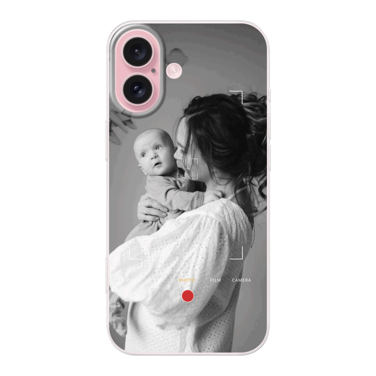 Telefoonhoesje ontwerpen Foto frame soft iPhone 16 2