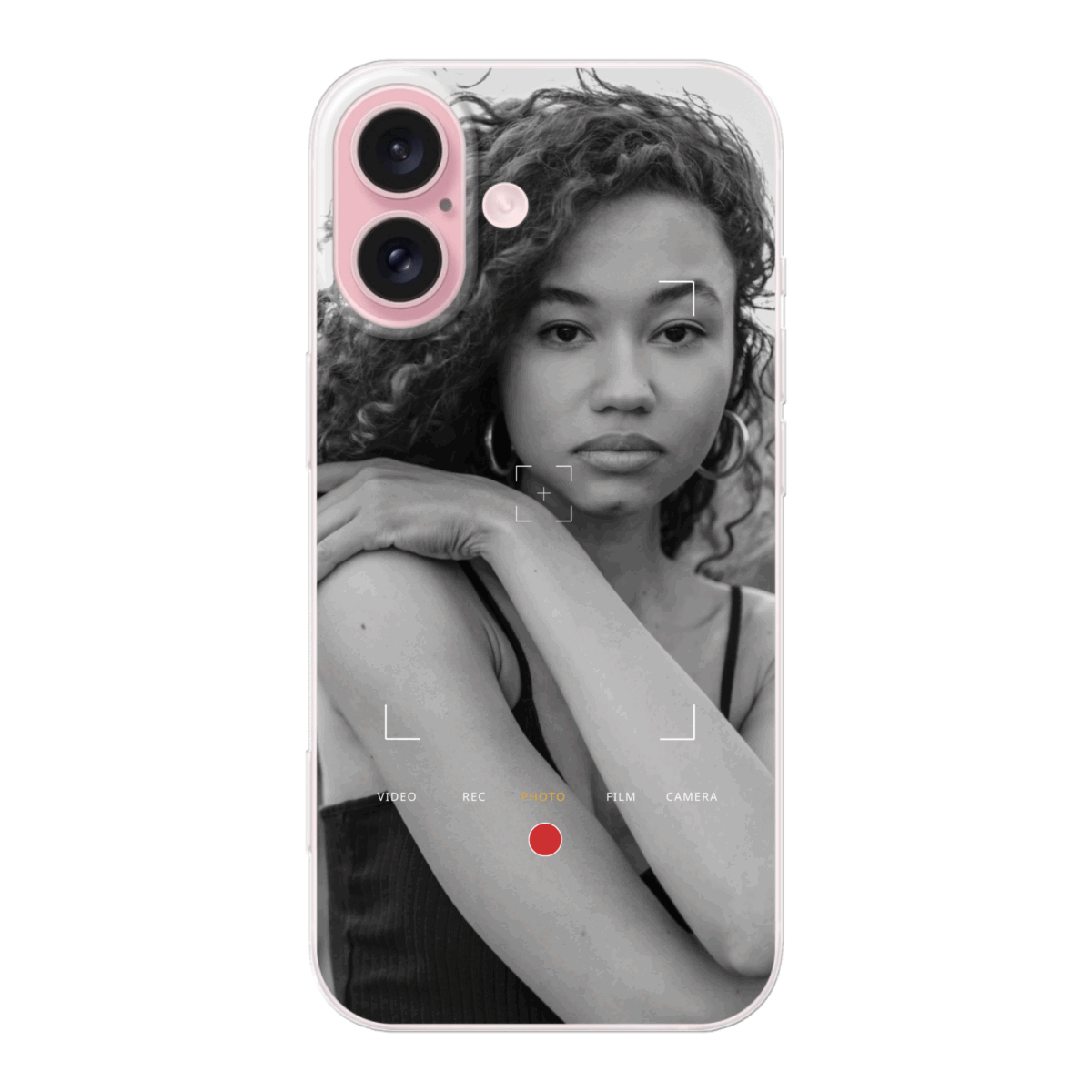 Telefoonhoesje ontwerpen Foto frame soft iPhone 16 4