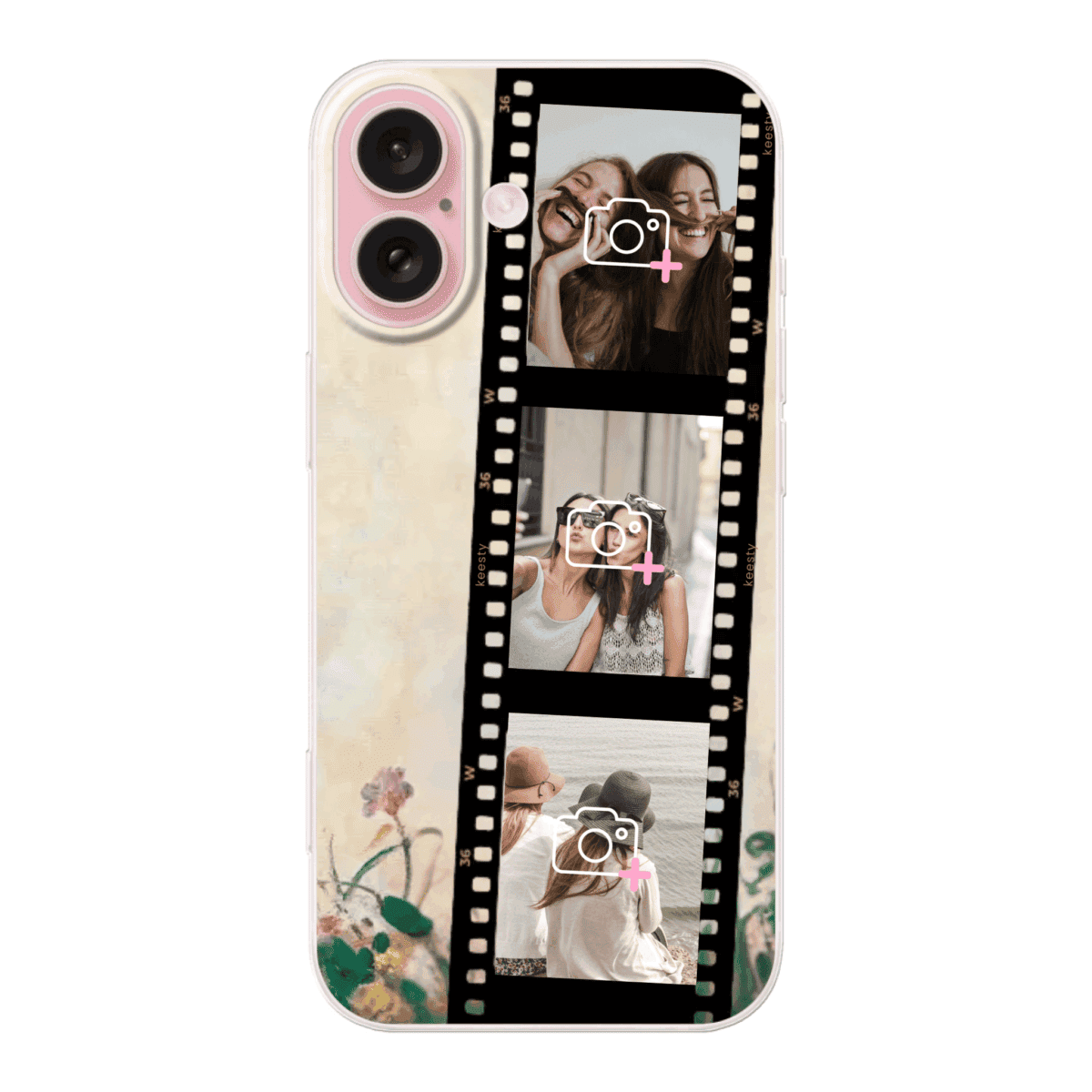 Telefoonhoesje ontwerpen vliegticket soft iPhone 16 2