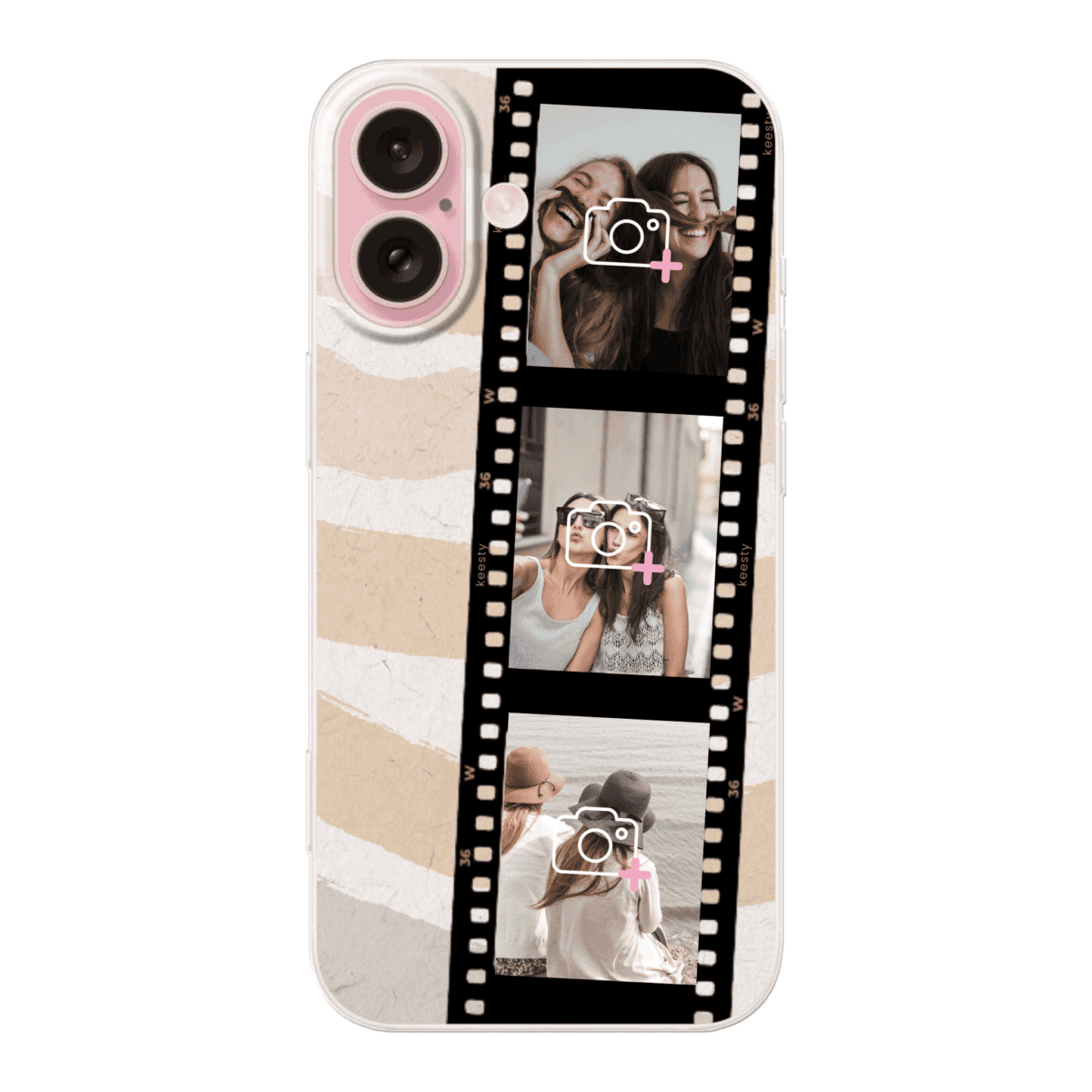 Telefoonhoesje ontwerpen vliegticket soft iPhone 16 3