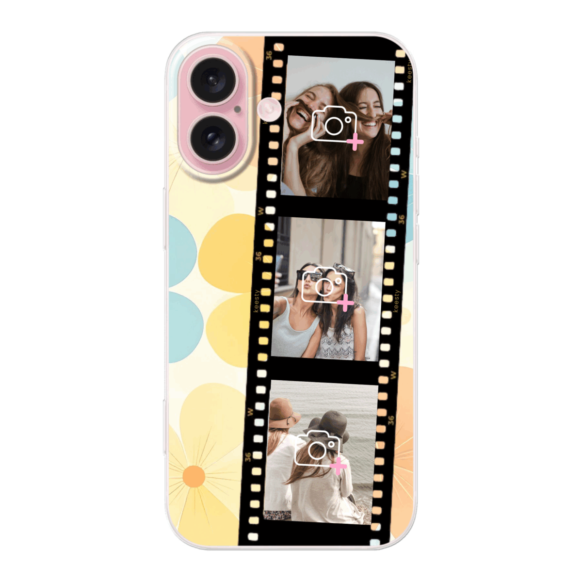 Telefoonhoesje ontwerpen vliegticket soft iPhone 16 4