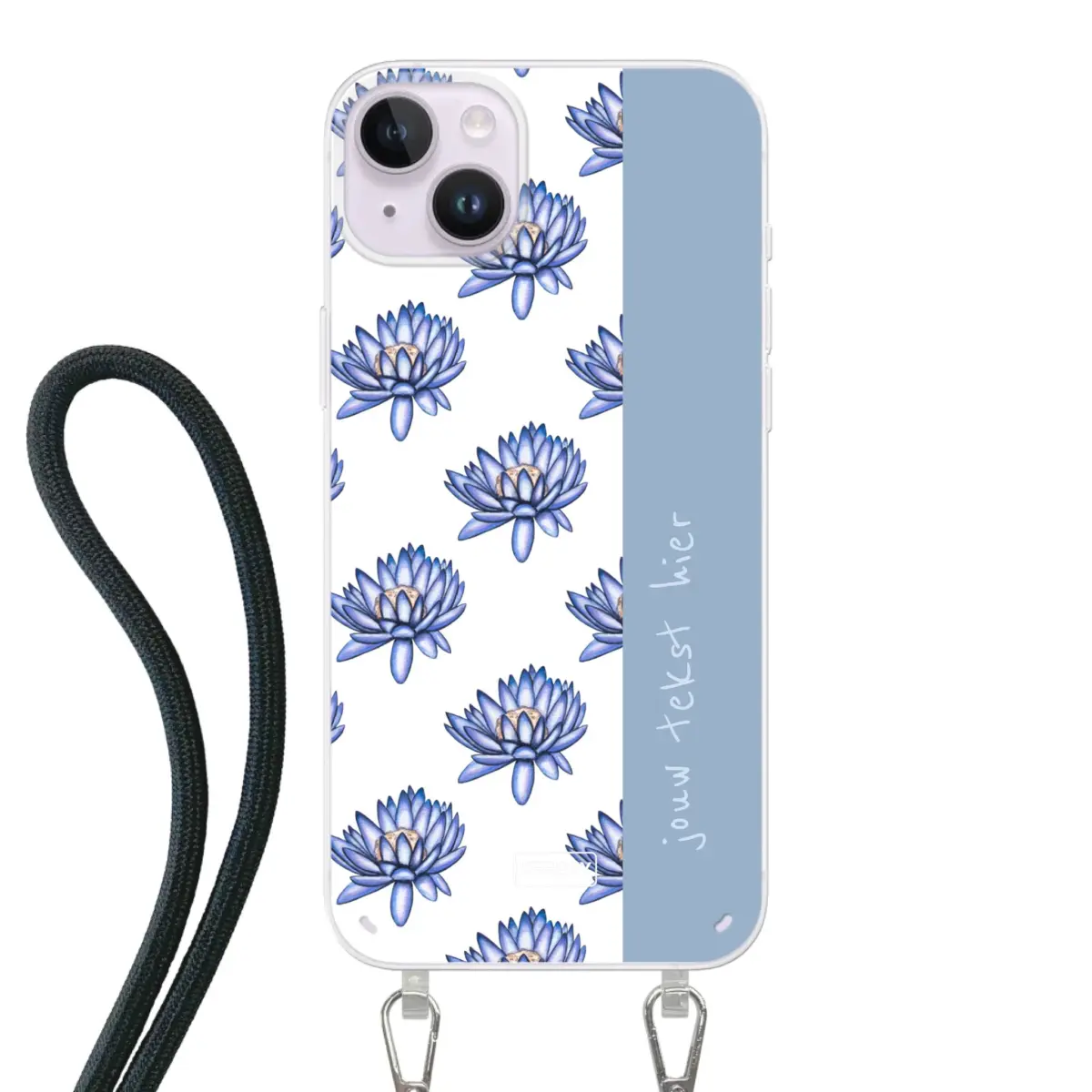 Naam °1 - Coastal Blue - Hoesje Met Koord Maken - Keesty