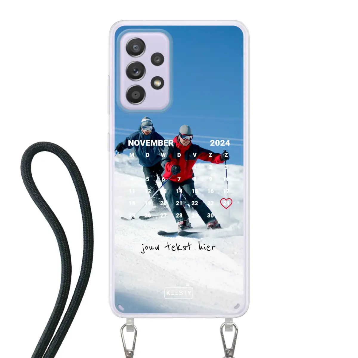 Foto & Kalender °1 - Hoesje met Koord Personaliseren - Keesty