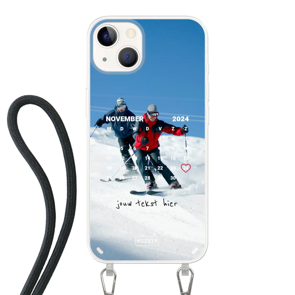 Foto & Kalender °1 - Hoesje met Koord Personaliseren - Keesty
