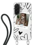 Samsung Galaxy A36 Crossbody case (back printed, transparent)