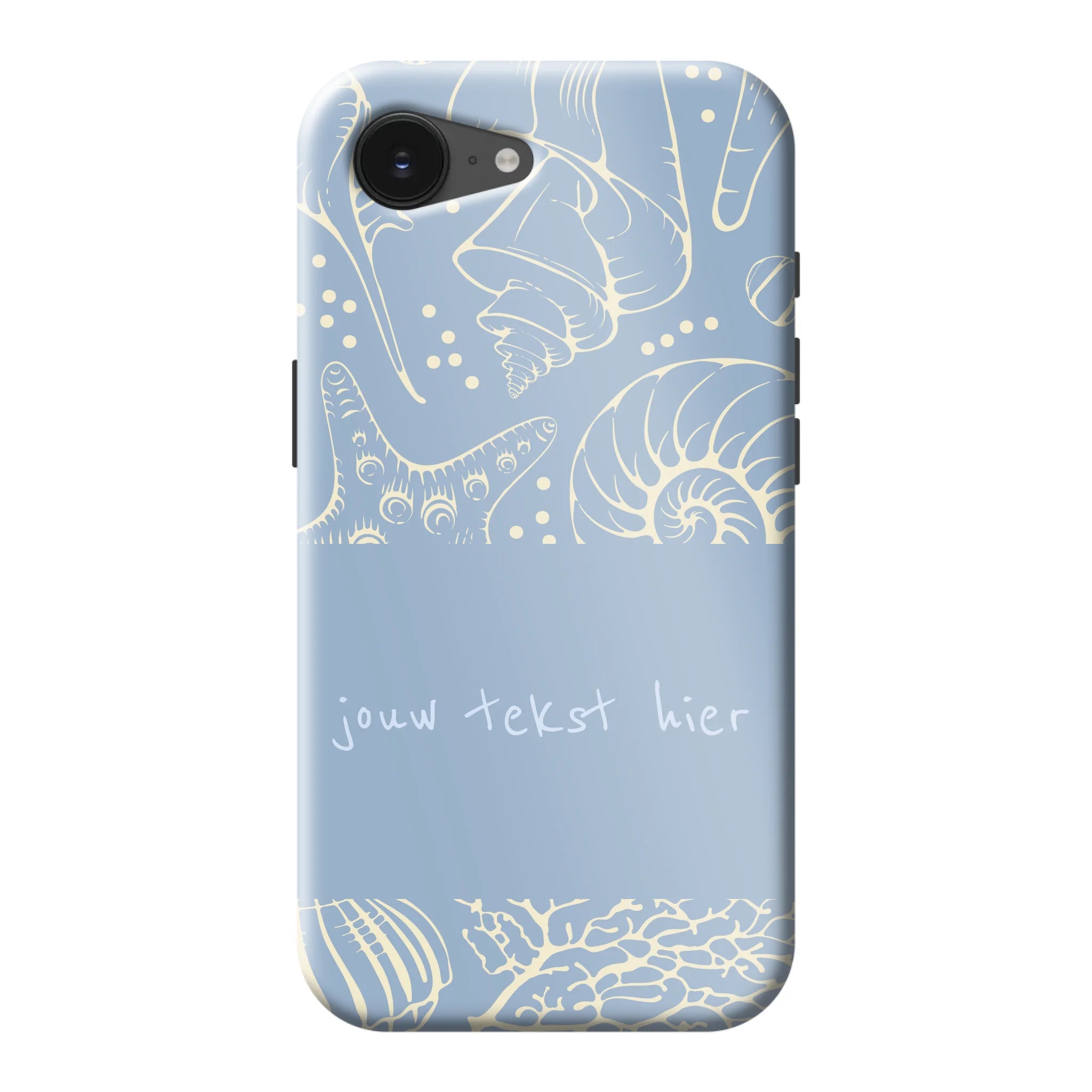 Naam °1 - Coastal Seashells Mix - Telefoonhoesje Maken - Keesty