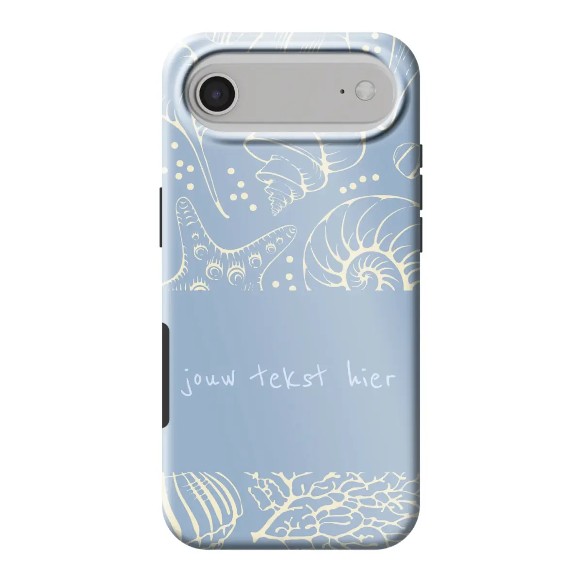 Naam °1 - Coastal Seashells Mix - Telefoonhoesje Maken - Keesty