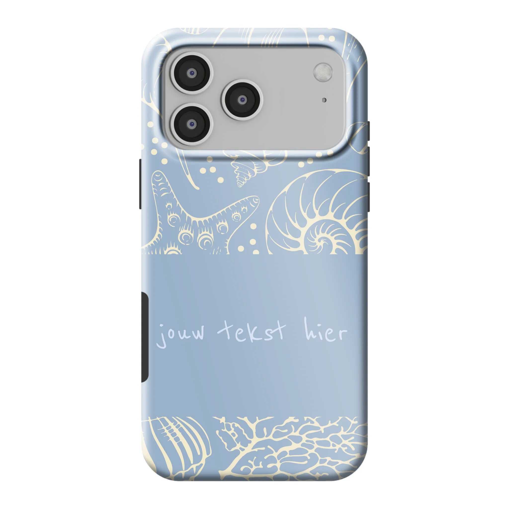 Naam °1 - Coastal Seashells Mix - Telefoonhoesje Maken - Keesty