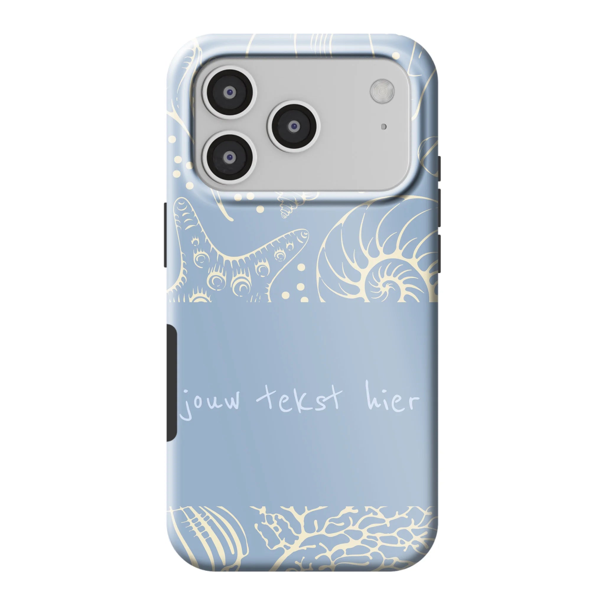Naam °1 - Coastal Seashells Mix - Telefoonhoesje Maken - Keesty