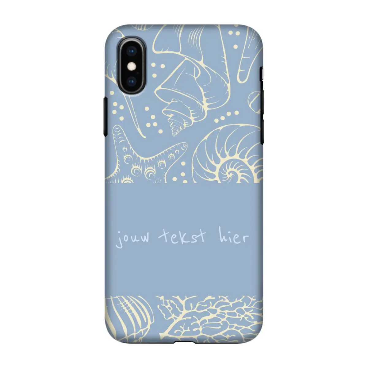 Naam °1 - Coastal Seashells Mix - Telefoonhoesje Maken - Keesty