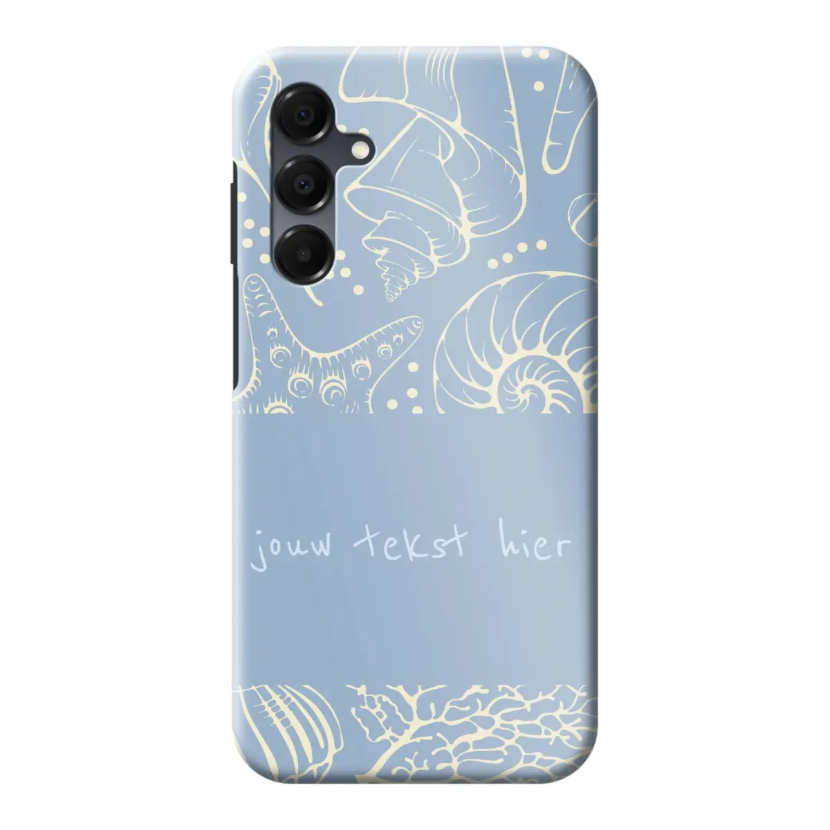 Naam °1 - Coastal Seashells Mix - Telefoonhoesje Maken - Keesty