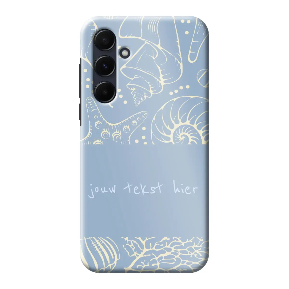 Naam °1 - Coastal Seashells Mix - Telefoonhoesje Maken - Keesty