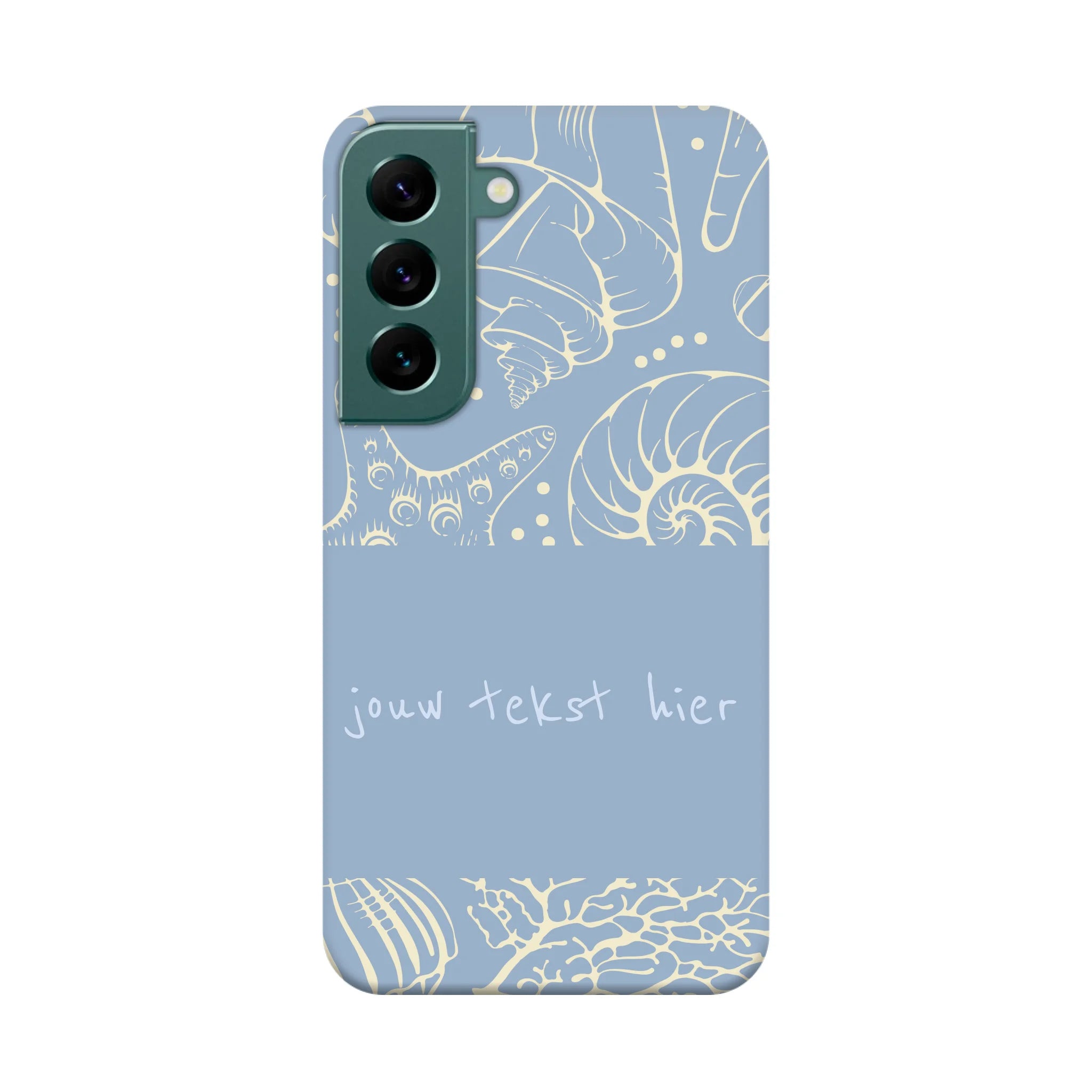 Naam °1 - Coastal Seashells Mix - Telefoonhoesje Maken - Keesty