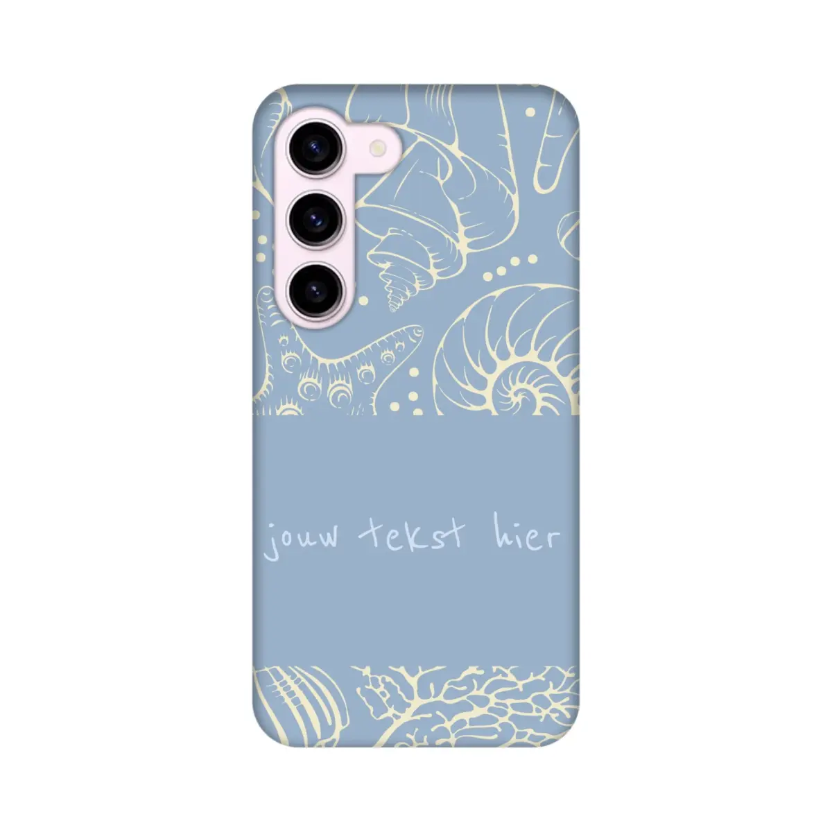 Naam °1 - Coastal Seashells Mix - Telefoonhoesje Maken - Keesty