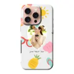 Foto °1 - Summer Mix - Telefoonhoesje Personaliseren Tough Hoesje - Keesty