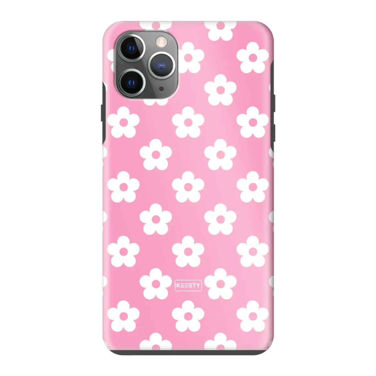 Telefoonhoesje personaliseren - Floral 4 - Tough hoesje