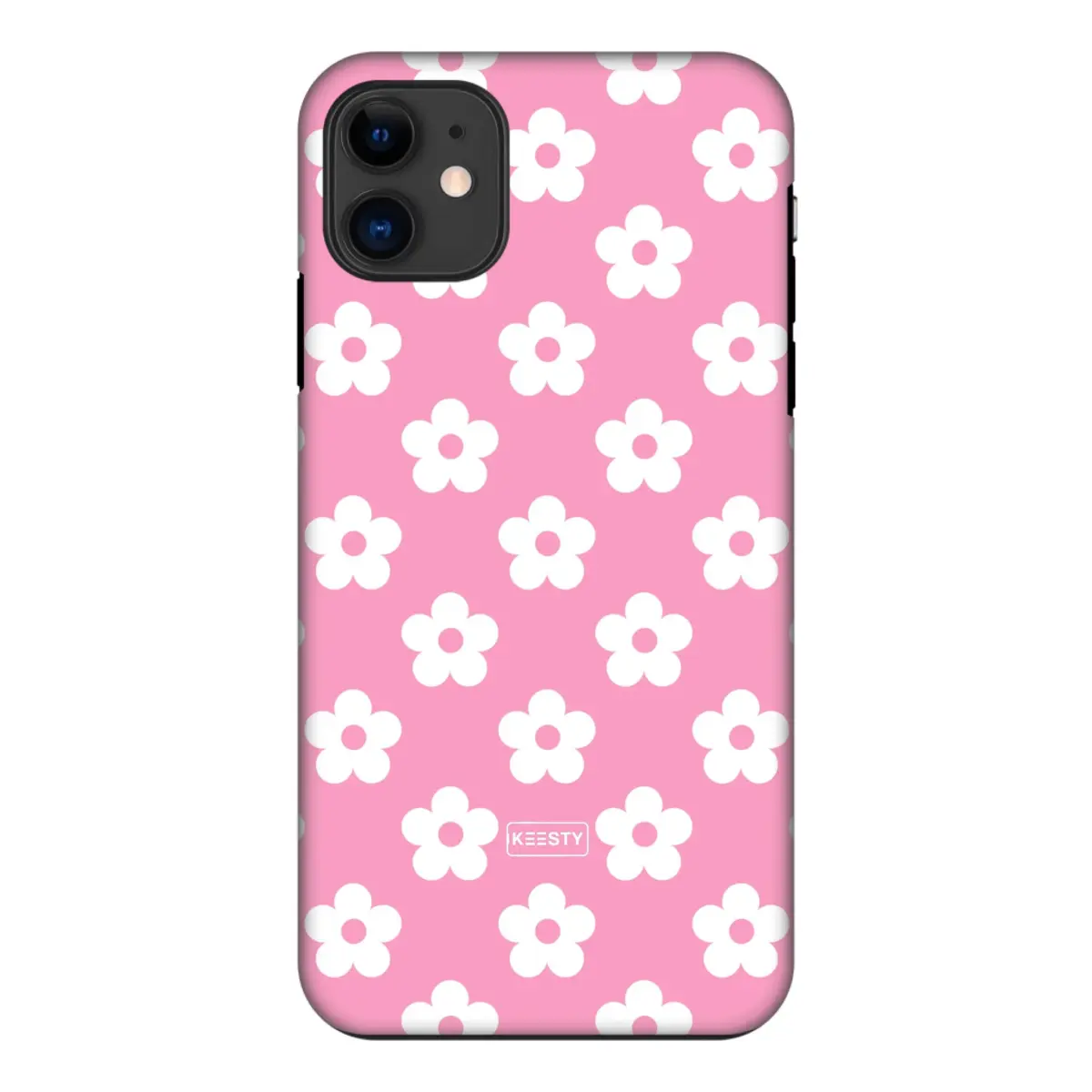 Telefoonhoesje personaliseren - Floral 4 - Tough hoesje