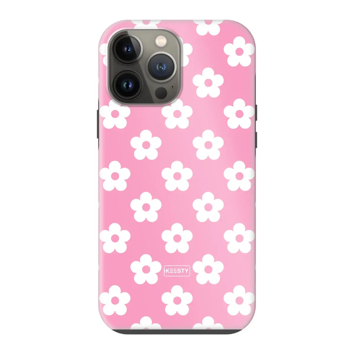 Telefoonhoesje personaliseren - Floral 4 - Tough hoesje