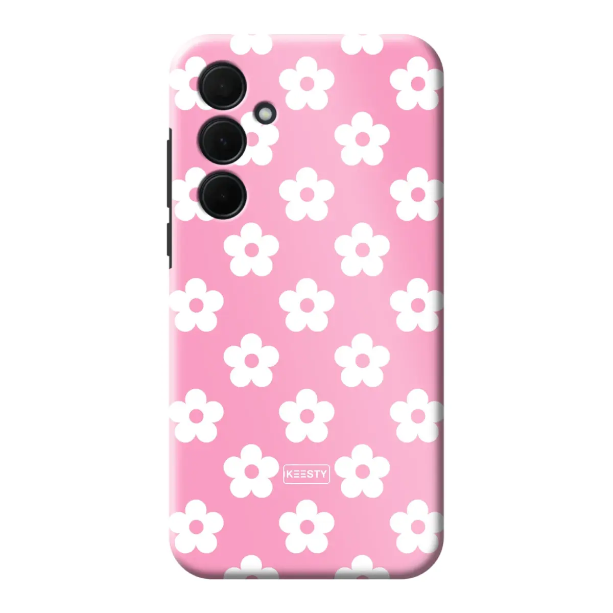 Telefoonhoesje personaliseren - Floral 4 - Tough hoesje