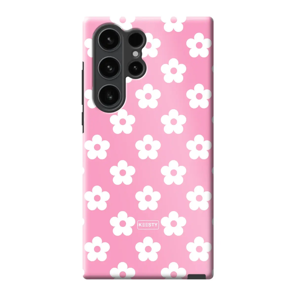 Telefoonhoesje personaliseren - Floral 4 - Tough hoesje