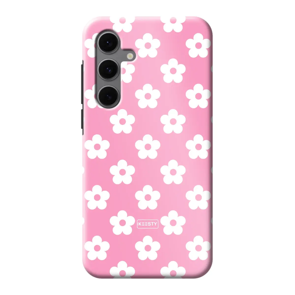Telefoonhoesje personaliseren - Floral 4 - Tough hoesje