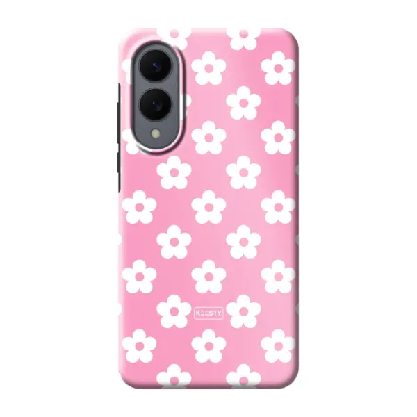 Telefoonhoesje personaliseren - Floral 4 - Tough hoesje