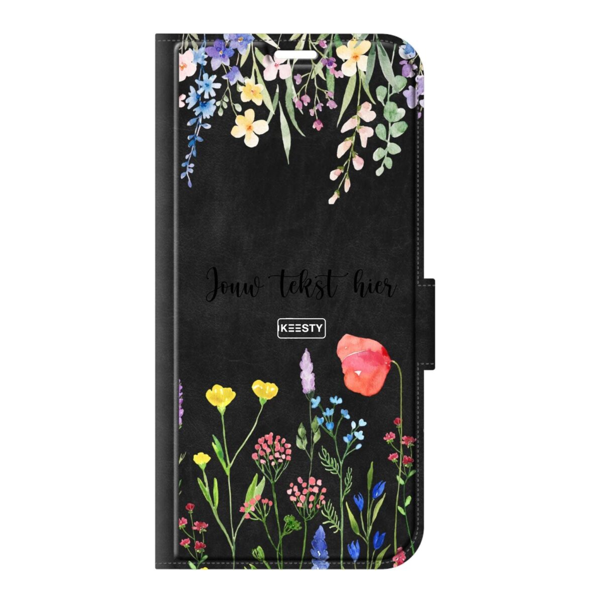 Telefoonhoesje Maken portemonnee Bloemen 2 Apple iPhone 16 Plus