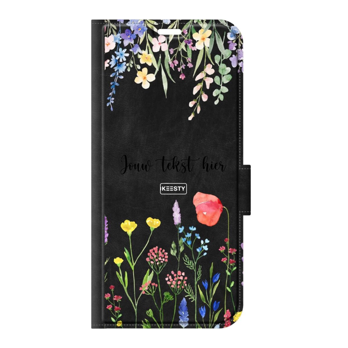 Telefoonhoesje Maken portemonnee Bloemen 2 Apple iPhone 16 Pro