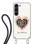 Telefoonhoesje Maken - Floral 4 - Hoesje met koord