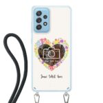 Telefoonhoesje Maken - Floral 4 - Hoesje met koord