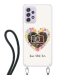 Telefoonhoesje Maken - Floral 4 - Hoesje met koord