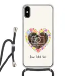 Telefoonhoesje Maken - Floral 4 - Hoesje met koord