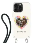 Telefoonhoesje Maken - Floral 4 - Hoesje met koord