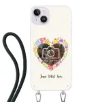 Telefoonhoesje Maken - Floral 4 - Hoesje met koord