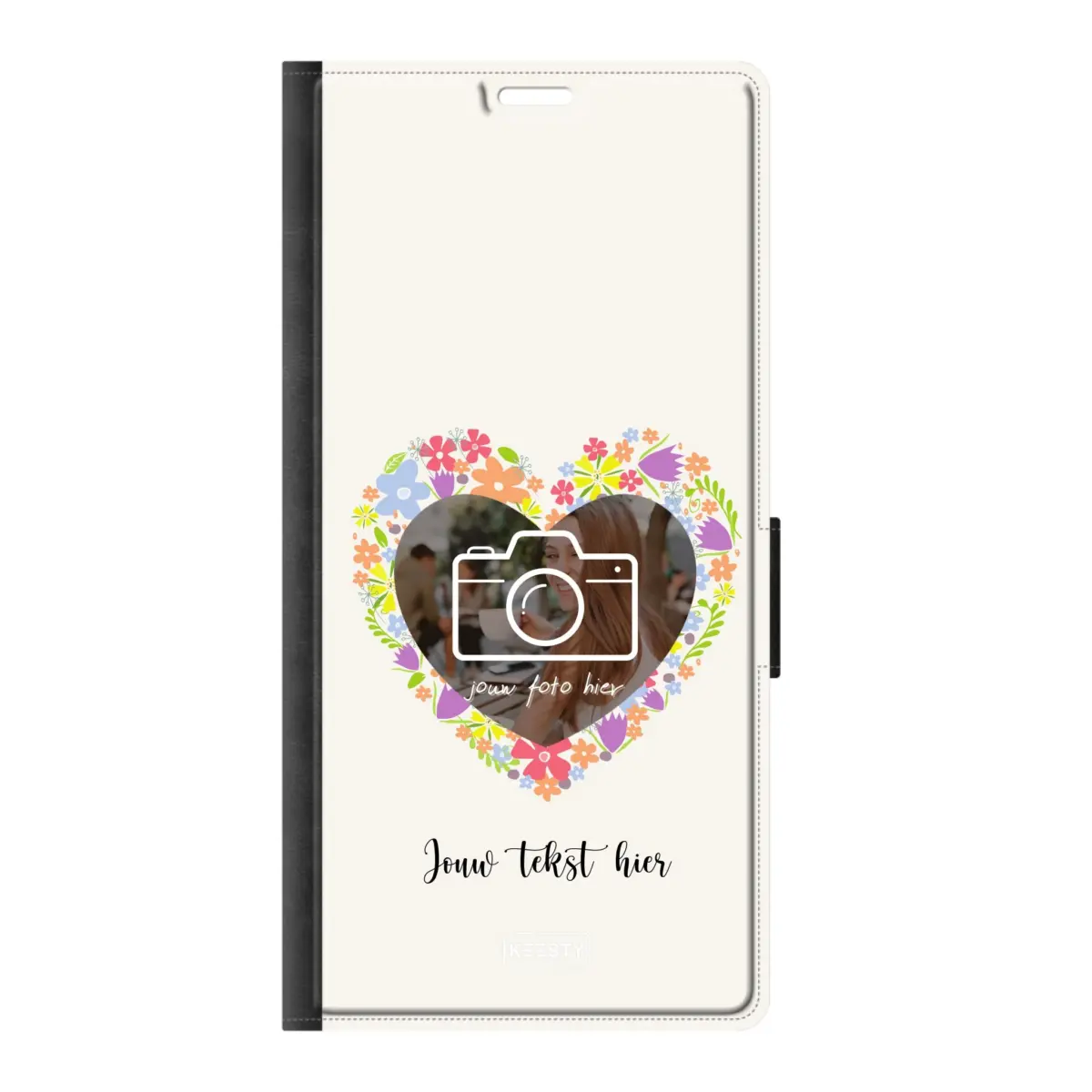 Telefoonhoesje Ontwerpen - Floral 4 - Portemonnee hoesje