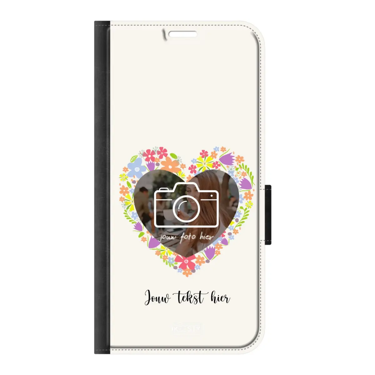 Telefoonhoesje Ontwerpen - Floral 4 - Portemonnee hoesje