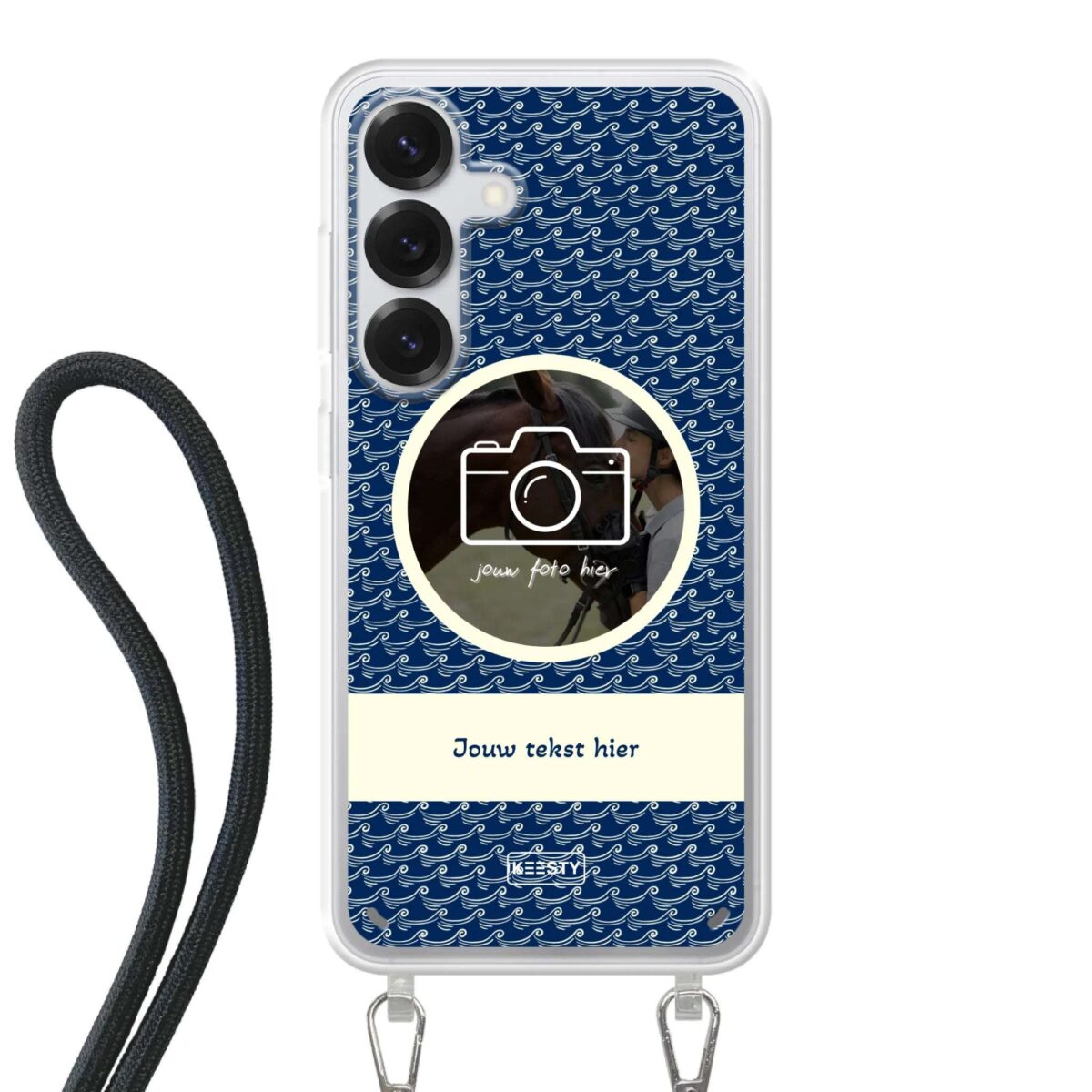 Telefoonhoesje ontwerpen koord waves 1 Apple iPhone 13