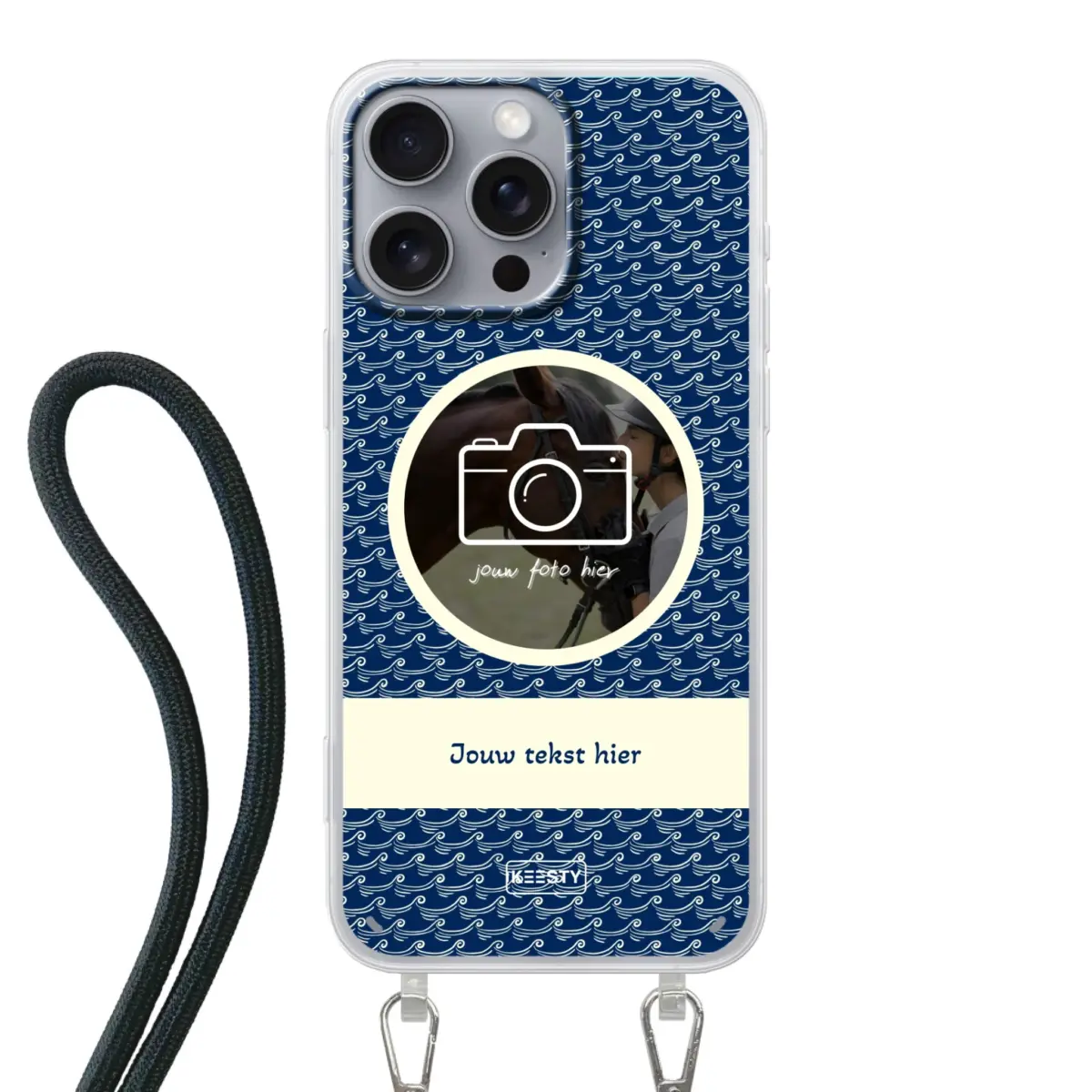 Telefoonhoesje ontwerpen koord waves 1 Samsung Galaxy A16 (5G)