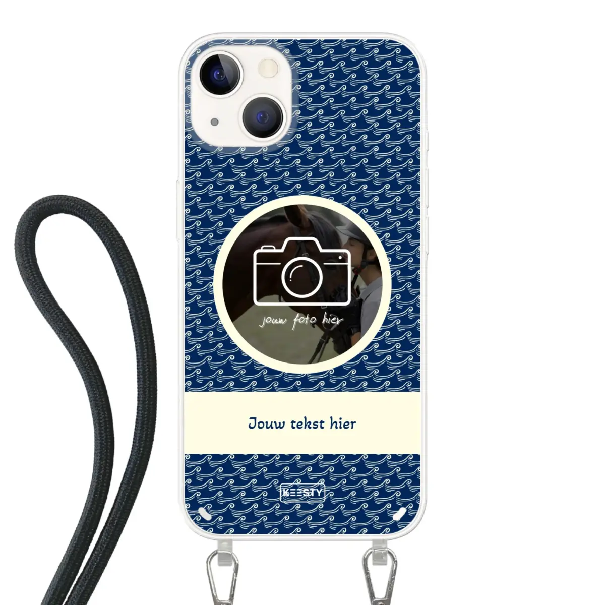 Telefoonhoesje ontwerpen koord waves 1 Samsung Galaxy S25 Edge